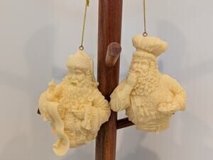 Mark Klaus Christmas Ornaments Set Of 2 Numbered Love In His Heart